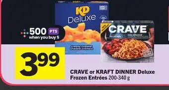 Foodland CRAVE or KRAFT DINNER Deluxe Frozen Entrées offer