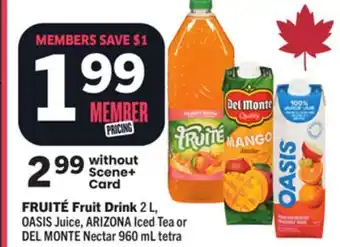 Foodland FRUITÉ Fruit Drink offer