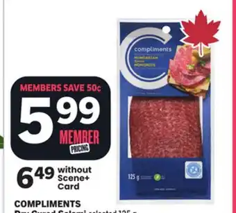 Foodland COMPLIMENTS Dry Cured Salami offer