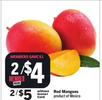 Foodland Red Mangoes offer