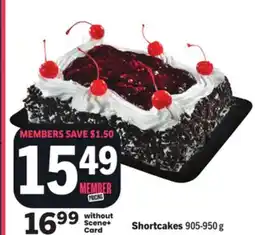 Foodland Shortcakes offer