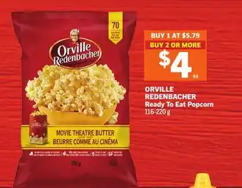 Foodland ORVILLE REDENBACHER Ready To Eat Popcorn offer