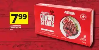 Foodland LEADBETTERS Cowboy Steaks offer
