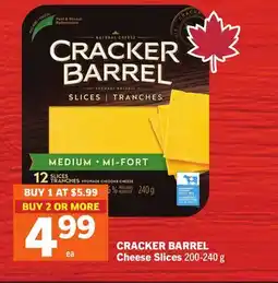 Foodland CRACKER BARREL Cheese Slices offer