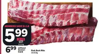 Foodland Pork Back Ribs offer