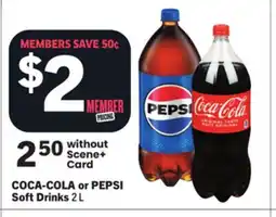 Foodland COCA-COLA or PEPSI Soft Drinks offer