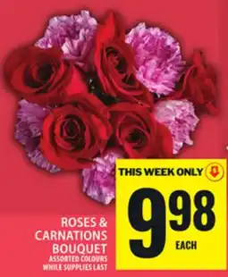 Food Basics ROSES & CARNATIONS BOUQUET offer