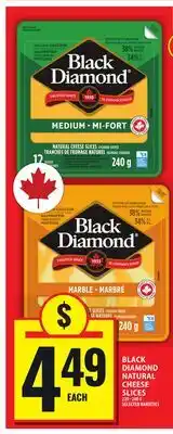 Food Basics BLACK DIAMOND NATURAL CHEESE SLICES offer