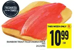 Food Basics RAINBOW TROUT FILLET FAMILY PACK offer