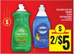 Food Basics PALMOLIVE OR DAWN DISH DETERGENT offer