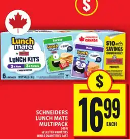 Food Basics SCHNEIDERS LUNCH MATE MULTIPACK offer