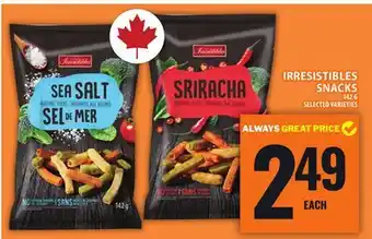 Food Basics IRRESISTIBLES SNACKS offer