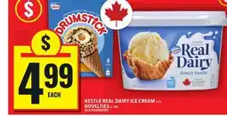 Food Basics NESTLÉ REAL DAIRY ICE CREAM OR NOVELTIES offer