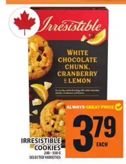 Food Basics IRRESISTIBLE COOKIES offer