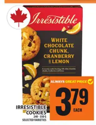 Food Basics IRRESISTIBLE COOKIES offer