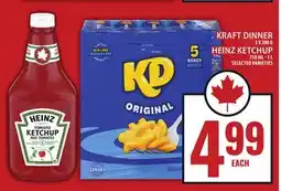 Food Basics KRAFT DINNER OR HEINZ KETCHUP offer