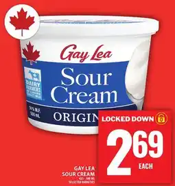 Food Basics GAY LEA SOUR CREAM offer