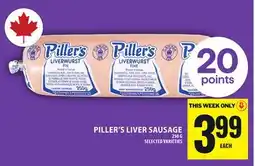 Food Basics PILLER'S LIVER SAUSAGE offer