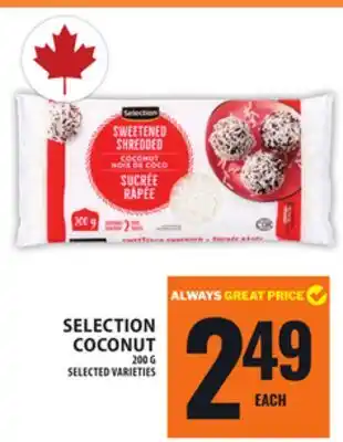 Food Basics SELECTION COCONUT offer