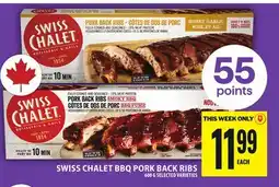Food Basics SWISS CHALET BBQ PORK BACK RIBS offer