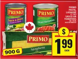 Food Basics PRIMO PASTA, LASAGNE OR SAUCE OR TOMATOES offer