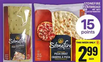 Food Basics STONEFIRE FLATBREAD offer