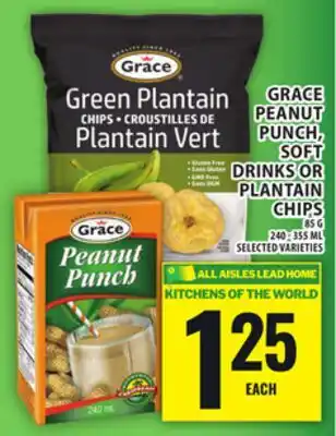 Food Basics GRACE PEANUT PUNCH, SOFT DRINKS OR PLANTAIN CHIPS offer