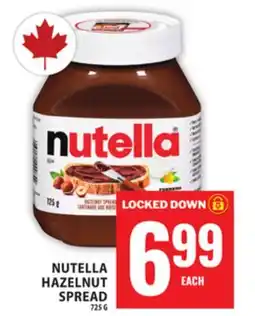 Food Basics NUTELLA HAZELNUT SPREAD offer