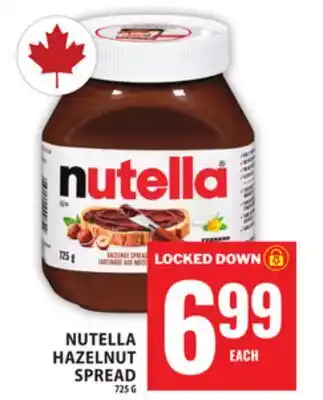 Food Basics NUTELLA HAZELNUT SPREAD offer