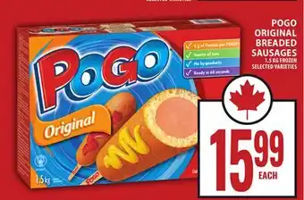 Food Basics POGO ORIGINAL BREADED SAUSAGES offer