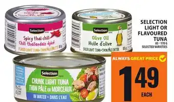 Food Basics SELECTION LIGHT OR FLAVOURED TUNA offer
