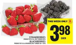 Food Basics STRAWBERRIES OR BLACKBERRIES offer