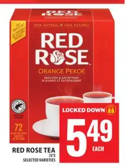 Food Basics RED ROSE TEA offer