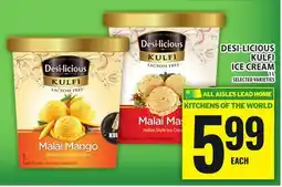 Food Basics DESI-LICIOUS KULFI ICE CREAM offer
