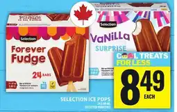 Food Basics SELECTION ICE POPS offer