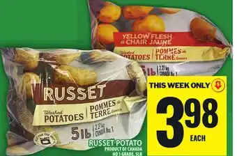 Food Basics RUSSET POTATO offer