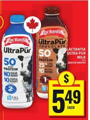 Food Basics LACTANTIA ULTRA PUR MILK offer