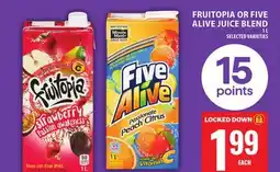 Food Basics FRUITOPIA OR FIVE ALIVE JUICE BLEND offer