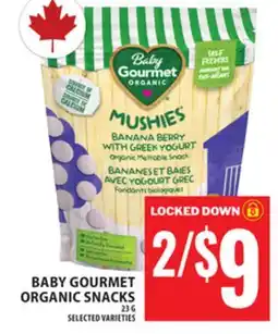 Food Basics BABY GOURMET ORGANIC SNACKS offer