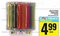 Food Basics SELECTION FREEZIES offer