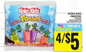 Food Basics KISKO KIDS FREEZIES offer