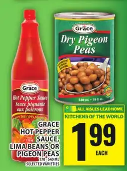 Food Basics GRACE HOT PEPPER SAUCE, LIMA BEANS OR PIGEON PEAS offer