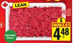 Food Basics LEAN GROUND BEEF FAMILY PACK offer