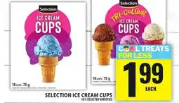 Food Basics SELECTION ICE CREAM CUPS offer