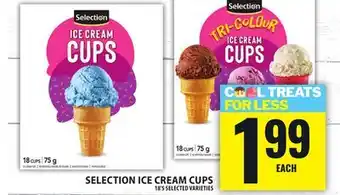 Food Basics SELECTION ICE CREAM CUPS offer