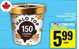 Food Basics HALO TOP FROZEN DESSERT offer
