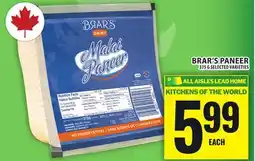 Food Basics BRAR'S PANEER offer