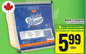 Food Basics BRAR'S PANEER offer