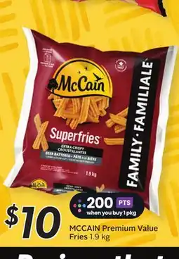 Sobeys MCCAIN Premium Value Fries offer