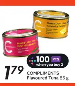 Sobeys COMPLIMENTS Flavoured Tuna offer